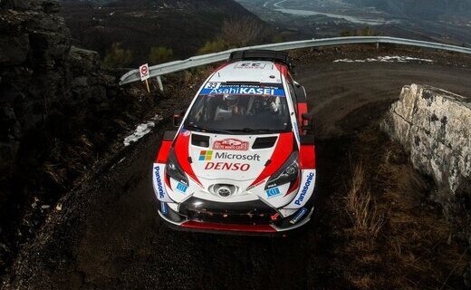 Россиянин Николай Грязин закончил субботу на четвёртом месте в зачёте WRC2