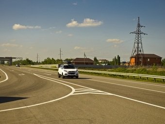В Краснодарском крае начался ремонт десятикилометрового отрезка трассы Р-217 «Кавказ»