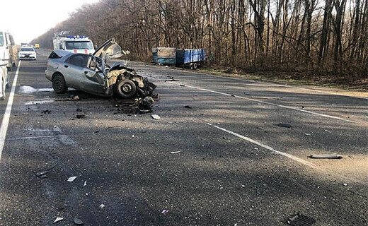 Страшная авария произошла сегодня на трассе Краснодар – Кропоткин