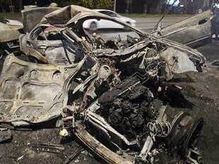 Три человека погибли в огненном ДТП в Краснодаре