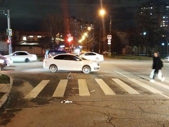 Первоклассник попал под колеса иномарки в Краснодаре