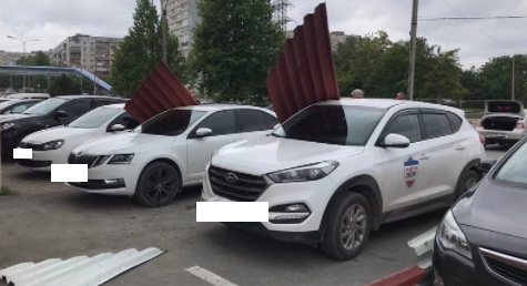 Инцидент произошёл на парковке ТЦ FM в крымской столице