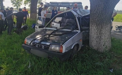 ДТП, в котором пострадали четыре человека, в том числе двое несовершеннолетних, произошла на дороге "Новороссийск - Керчь"