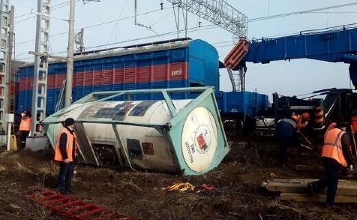 Инцидент произошёл на станции Киевский Северо-Кавказской железной дороги