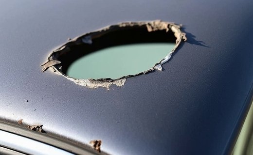 Эксперт сказал, что диск сцепления не пробивает крышу автомобиля