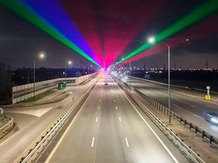 Автодор испытывает лазерную систему для повышения внимания водителей