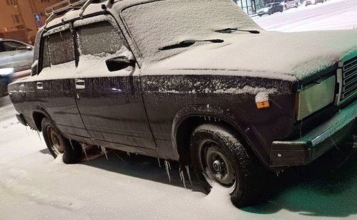 Несмотря на зиму, в Краснодаре водители не ставят зимнюю резину