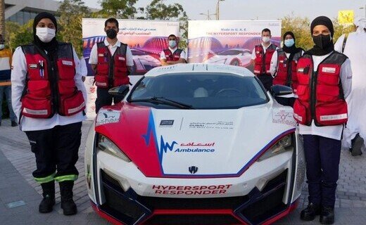 В Дубае на базе Lykan HyperSport сделали самый дорогой и самый быстрый автомобиль скорой помощи в мире