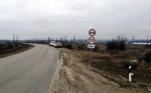 На автодороге "с. Покровское - Таганрог" 13 марта иномарка съехала в кювет и опрокинулась