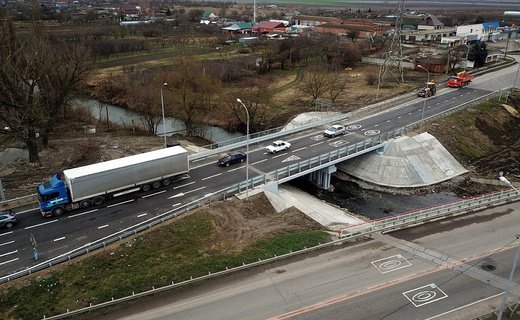 Отремонтированные мосты в Красноармейском районе находятся на загруженной трассе "Краснодар - Темрюк"