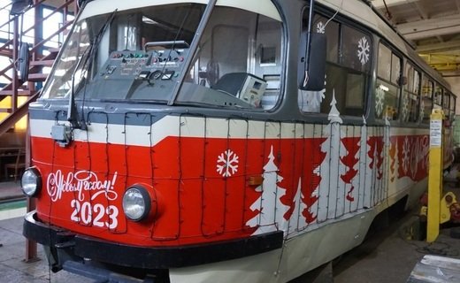Украшенные к Новому году трамваи, троллейбусы и автобусы будут работать в Краснодаре с 9 декабря по 15 января