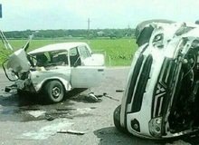 В районе станицы Новоминской столкнулись автомобили ВАЗ и Mitsubishi