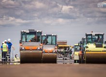Первый асфальтобетон уложен на острове Тузла – на четырех пролётах моста