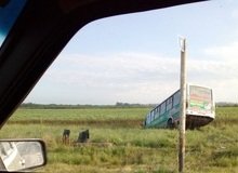 Вечером 27 мая в кубанской столице произошло столкновение между автомобилем такси и автобусом ПАЗ