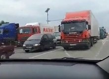 23 мая грузовикам запретили въезд в Краснодар - на въездах в город образовались заторы