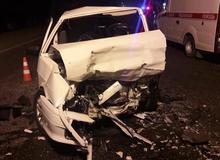 Вечером 20 сентября на автодороге "Краснодар - Кропоткин - граница Ставропольского края" столкнулись ВАЗ-211440 и Lada Kalina