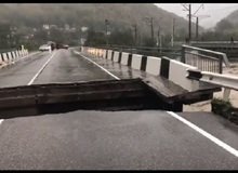 На мосту отремонтировали размытый участок в объеме 1800 кубометров