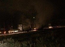 Пожар произошёл 19 октября около восьми часов вечера на трассе М-4 «Дон»