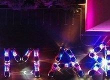 Сотрудники сочинской полиции приняли участие в патриотическом флешмобе, посвященном 72-летию Победы