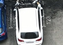 В краевом центре во дворе дома по адресу Минская, 122, в ночь с 9 на 10 июня вспыхнул внедорожник Ауди Q7