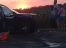 Авария произошла 26 августа в 19:30 на трассе Краснодар-Кропоткин