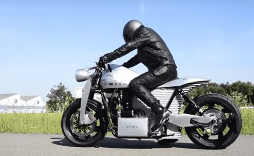 Уникальный Ethec Electric Motorcycle пока находится на стадии концепта