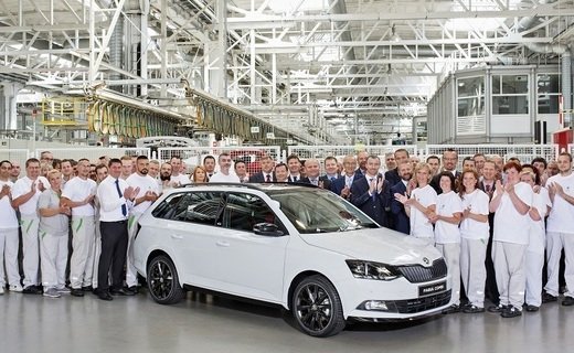Двойной юбилей: ŠKODA празднует производство 4 миллионов машин FABIA и 500 000 автомобилей третьего поколения