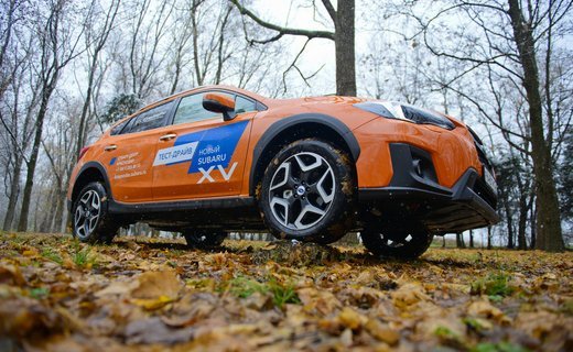 Новый городской кроссовер Subaru XV приехал в Россию.