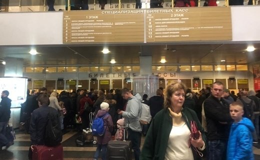 Из-за наводнения в Туапсинском районе на вокзале "Краснодар-I" застряли пассажиры задержанных поездов