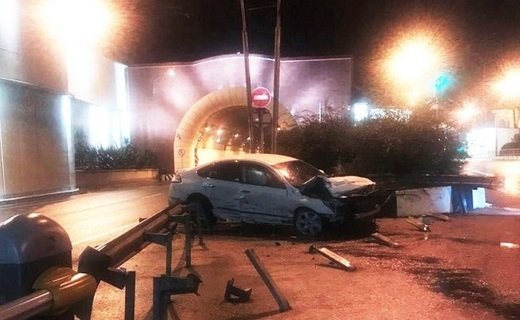 ДТП произошло 26 января в два часа ночи в Хостинском районе