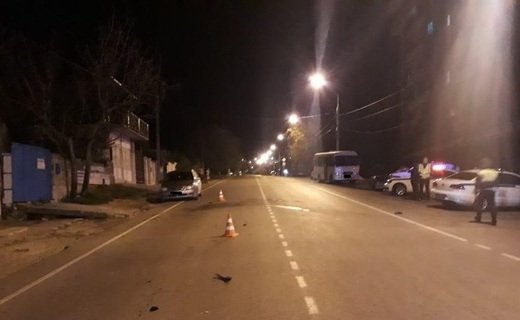 ДТП произошло в селе Супсех на улице Советской вечером 29 октября