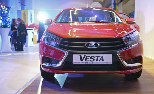 В "Темп-Авто" состоялась презентация нового автомобиля из Тольятти — Lada Vesta.