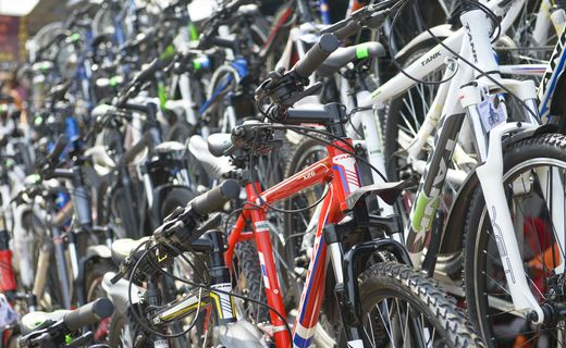 В дежурную часть полиции курортного города поступило пять заявлений о краже велосипедов