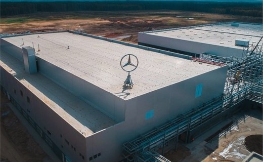 Mercedes-Benz строит завод в индустриальном парке "Есипово" в Подмосковье с июня 2017 года