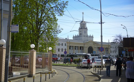 Третий выезд с площади у ЖД-вокзала Краснодар-I появился в восточной части платной парковки