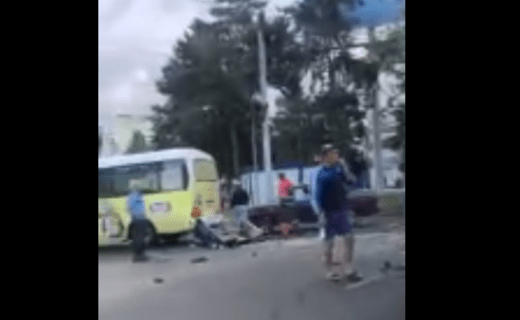 Массовая авария произошла в столице Кубани сегодня, 1 июля, ранним утром