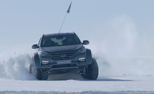 Корейский внедорожник официально стал первым легковым автомобилем, пересекшим самый холодный континент