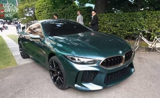 На размещённом в сети видео можно не только увидеть, но и услышать BMW Concept M8 Series Gran Coupe