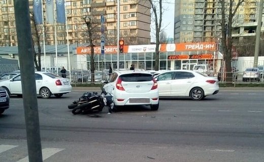 ДТП произошло днём 22 марта на Ростовском шоссе