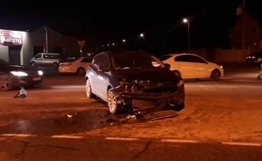 16 декабря в Анапе столкнулись четыре автомобиля