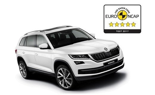 Внедорожник ŠKODA KODIAQ, по результатам независимых испытаний организации Euro NCAP (European New Car Assessment Programme), получил за свою безопасность максимальную оценку — пять звезд