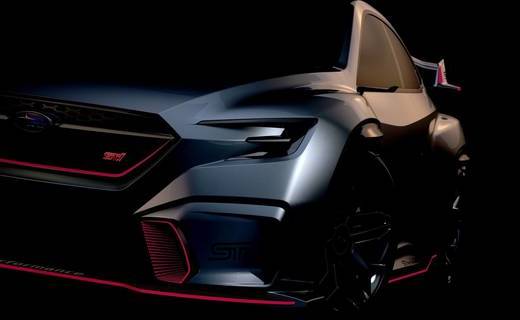 Компания Subaru распространила тизеры "заряженного" концепта VIZIV Performance STI Concept
