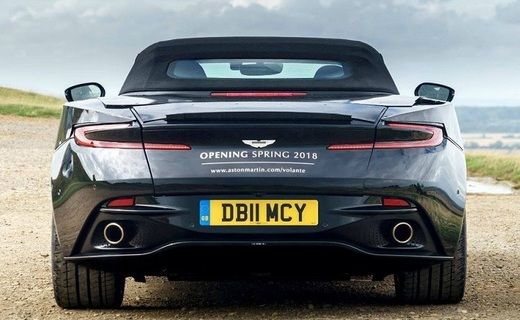 Кабриолет Aston Martin DB11 Volante запустят в 2018-м году